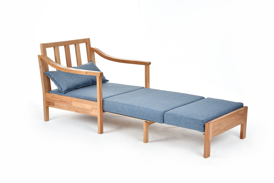 PRIVATE Single Wooden Bed Sofa