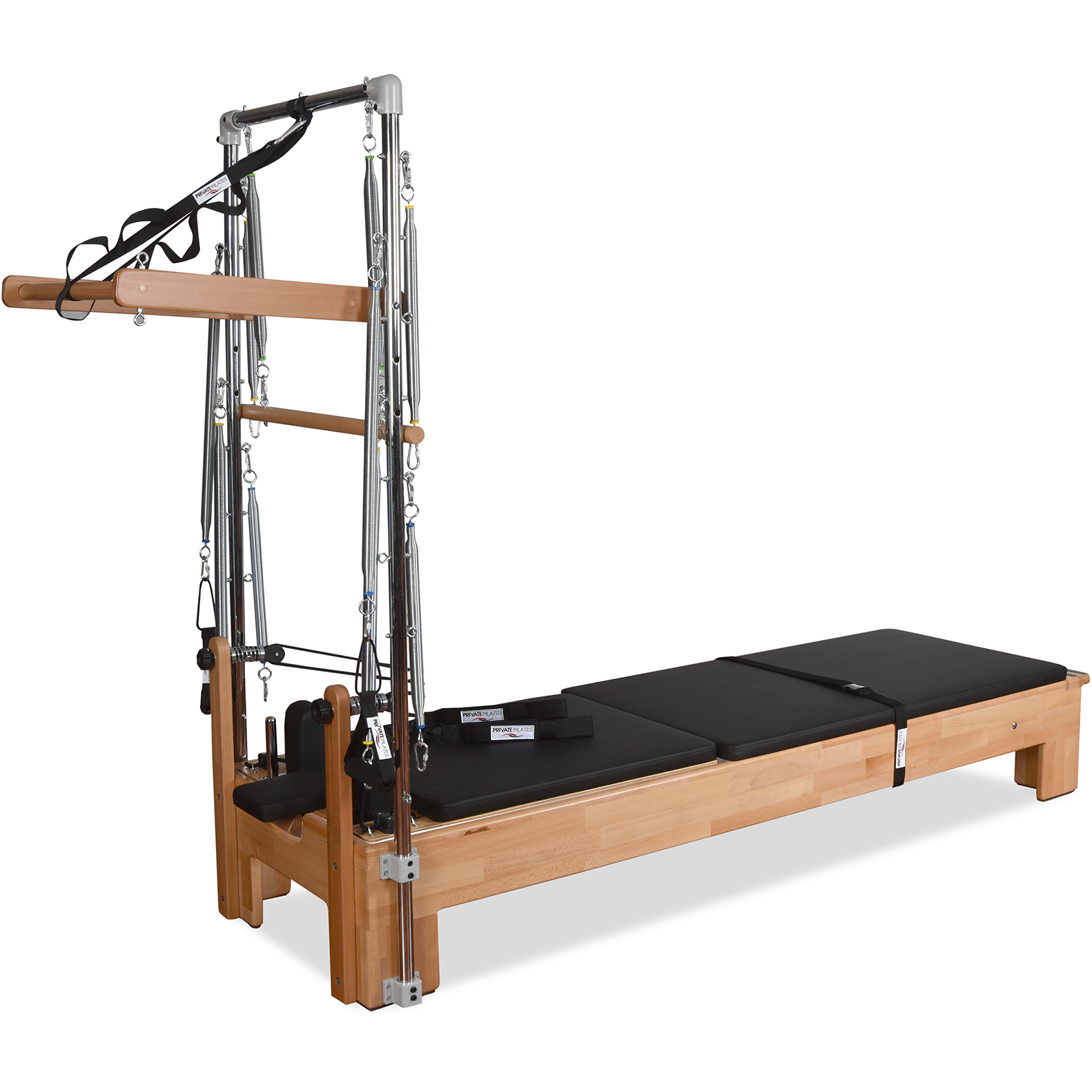 Pilates Reformer Machine - JP081004-Wooden Reformer Bundle
